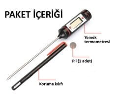 Daldırmalı Dijital Gıda Termometresi -50+300°C