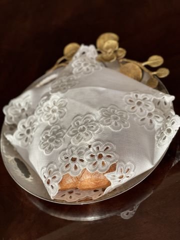 Delikişi Ekmek Örtüsü. Papatya Model