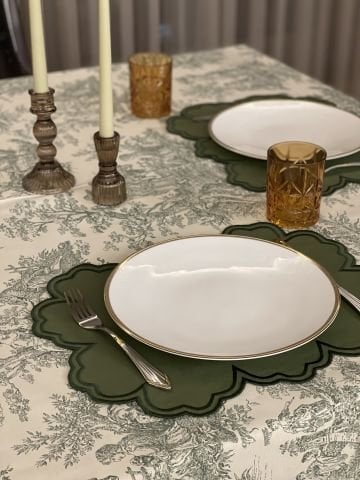 Vintage Amerikan Servis. Yeşil