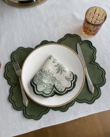 Vintage Amerikan Servis. Yeşil