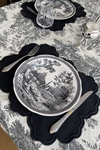 Vintage Amerikan Servis. Siyah