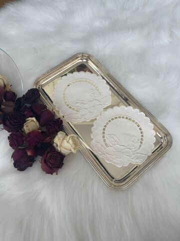 Delikişi Kokteyl Sunum Peçetesi. Çiçek Model ( 1 Adet )