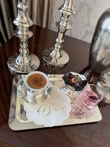 6'lı Set Delikişi Kokteyl Sunum Peçetesi. Kelebek Model ( 6 Adet )