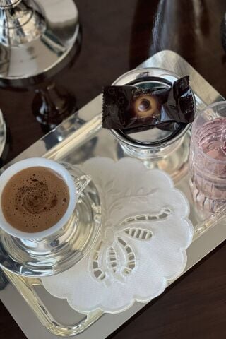 6'lı Set Delikişi Kokteyl Sunum Peçetesi. Kelebek Model ( 6 Adet )