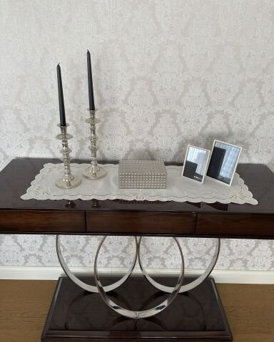 Delik İşi Konsol Örtüsü & Runner. Kelebek. 35 x 100 cm