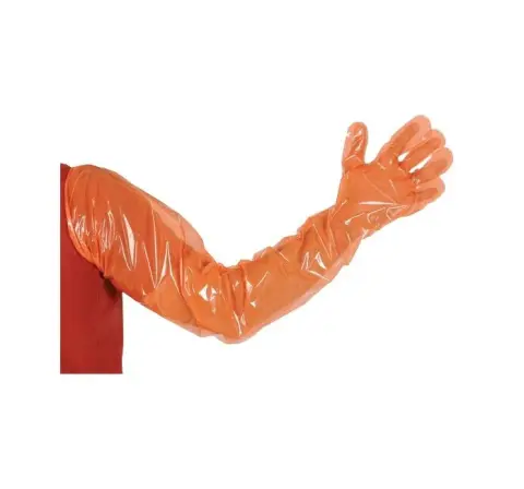 90 cm Uzun Naylon Eldiven. Lastikli Model (100 Adet)