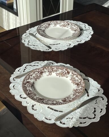 Delikişi Oval Amerikan Servisi. Şakayık Model