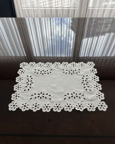 6'lı Set Delikişi Amerikan Servisi. Papatya Model