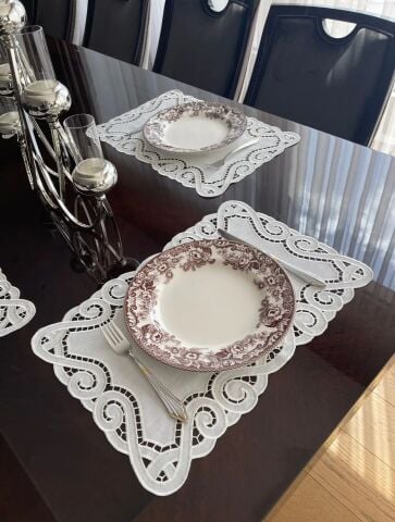 6'lı Set Delikişi Amerikan Servisi. Barok Model